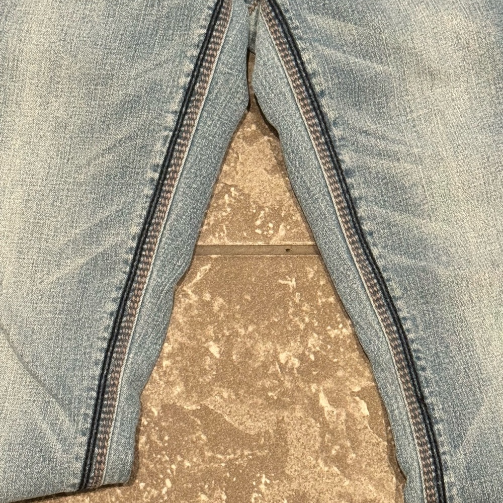 Seven 7 Women's Light Blue Denim Jeans Boot Cut Size 4 26" Inseam 5 Pockets $89 - Picture 8 of 8